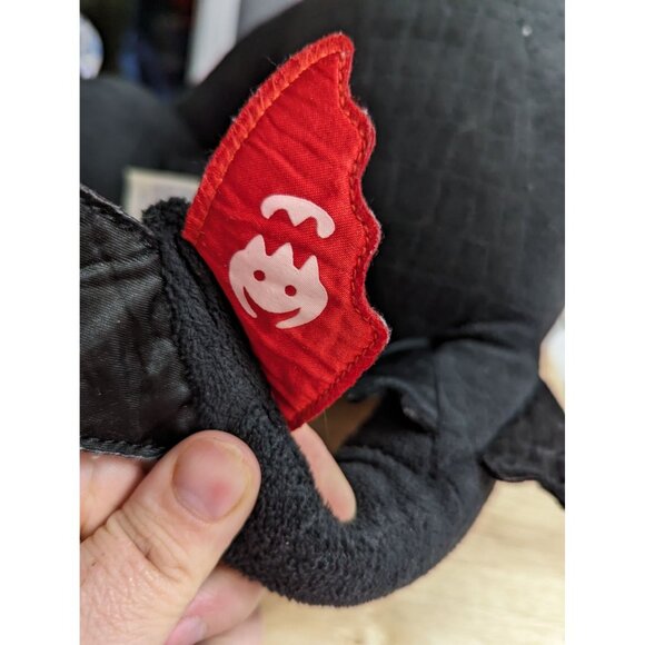 BAB Build a Bear x Dreamworks Toothless stuffed toy Dragon black red 14 inch - Picture 10 of 12